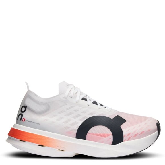 NEW in Box ON Running Cloudboom Strike White Black Orange 12.5 US 47.5 Last Pair - Picture 7 of 7